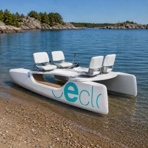 Pédalo Ceclo Loisir blanc sur l'eau