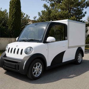 Camionnette City Fun Van blanche et noire