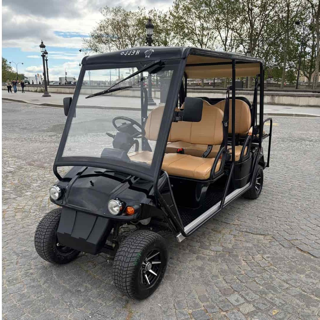 La golfette noire en plein paris