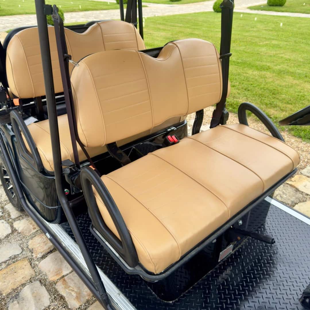 Sellerie beige confortable de la golfette