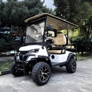 Voiturette surélevée Eagle blanche 2-4 places