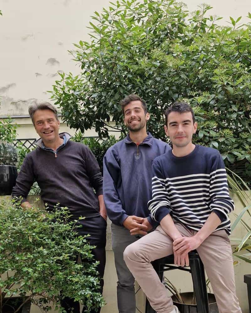 Guillaume Couzy, Pierre de Boisredon et Sylvain Delgendre